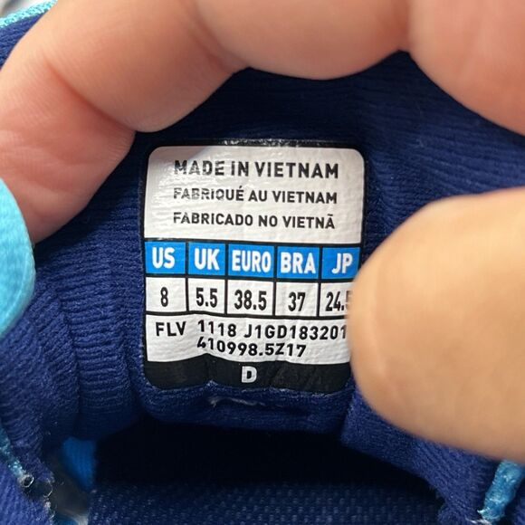 Mizuno Wave Rider 22 Women’s 8 Blue Aqua Teal Running Shoes Lightweight Sneaker - Picture 2 of 16